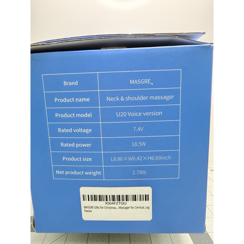 MASGRE Electric Neck and Shoulder Massager U20 Voice - Picture 4 of 5